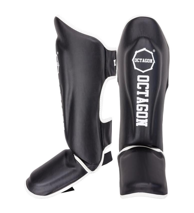 Octagon - Professional MMA Shin Guards Black