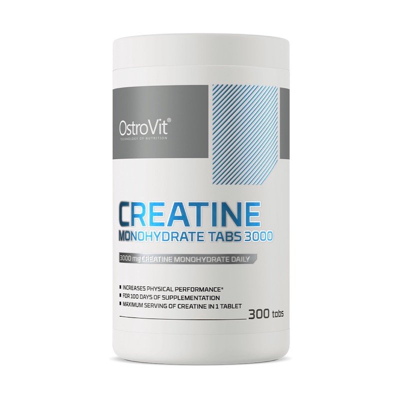 Creatine Monohydrate Tabs 3000mg 300 Tabs - OstroVit