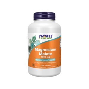 Magnesium Malate 1000mg 180 Tabs - Now Foods