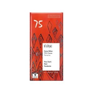 Dark Chocolate 75% Organic Vegan 80g - Vivani