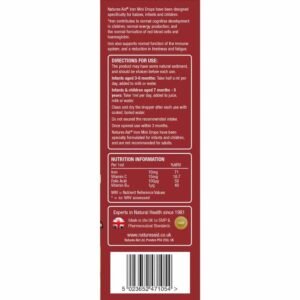 Iron Mini Drops 50ml - Natures Aid