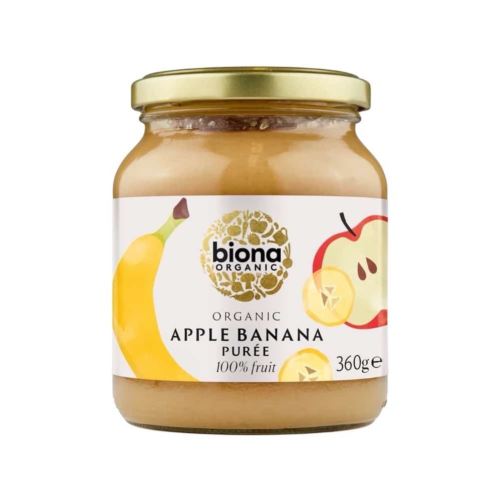 Apple Banana Puree 360g - Biona Organic