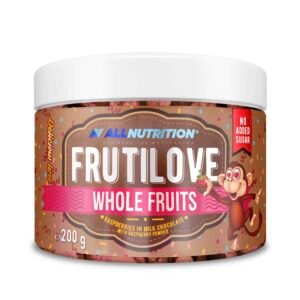 FrutiLove Whole Fruits 200g - Raspberries in Milk Chocolate with Raspberry Powder
