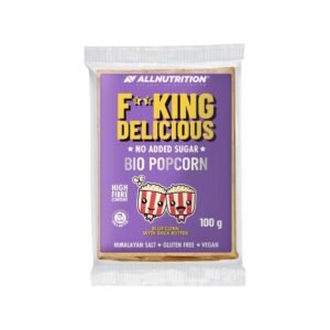 FitKing Delicious Bio Popcorn 100g - Blue Corn With Shea Butter