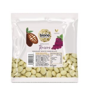 Yoghurt White Chocolate Raisins 60g - Biona Organic