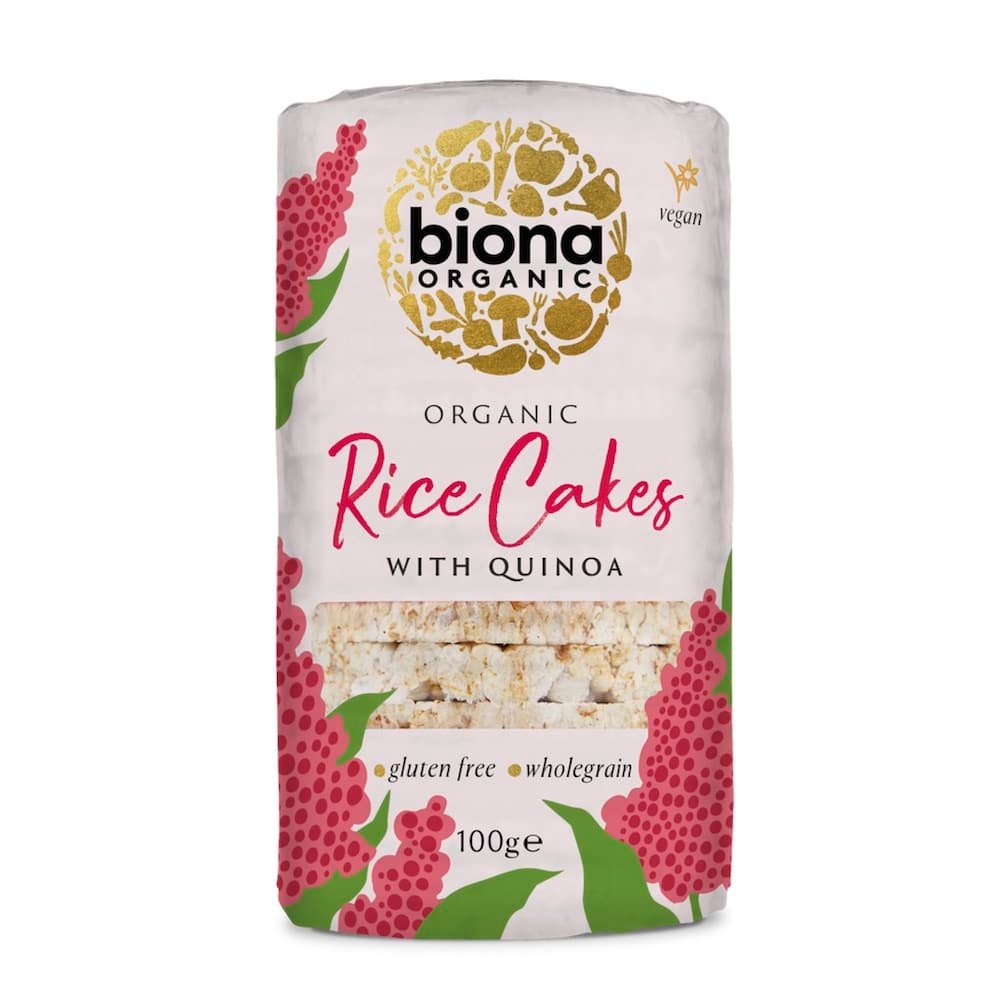 Organic Rice Cakes with Quinoa 100g - Biona Organic