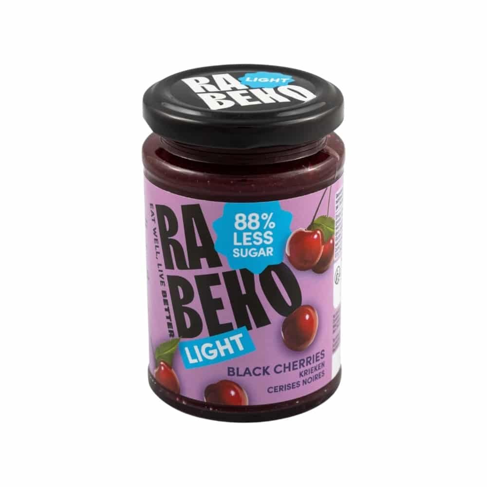 Rabeko Light Jam 230g - Black Cherries