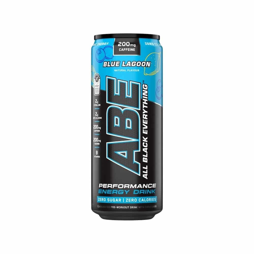 ABE Pre Workout Cans 330ml - Blue Lagoon