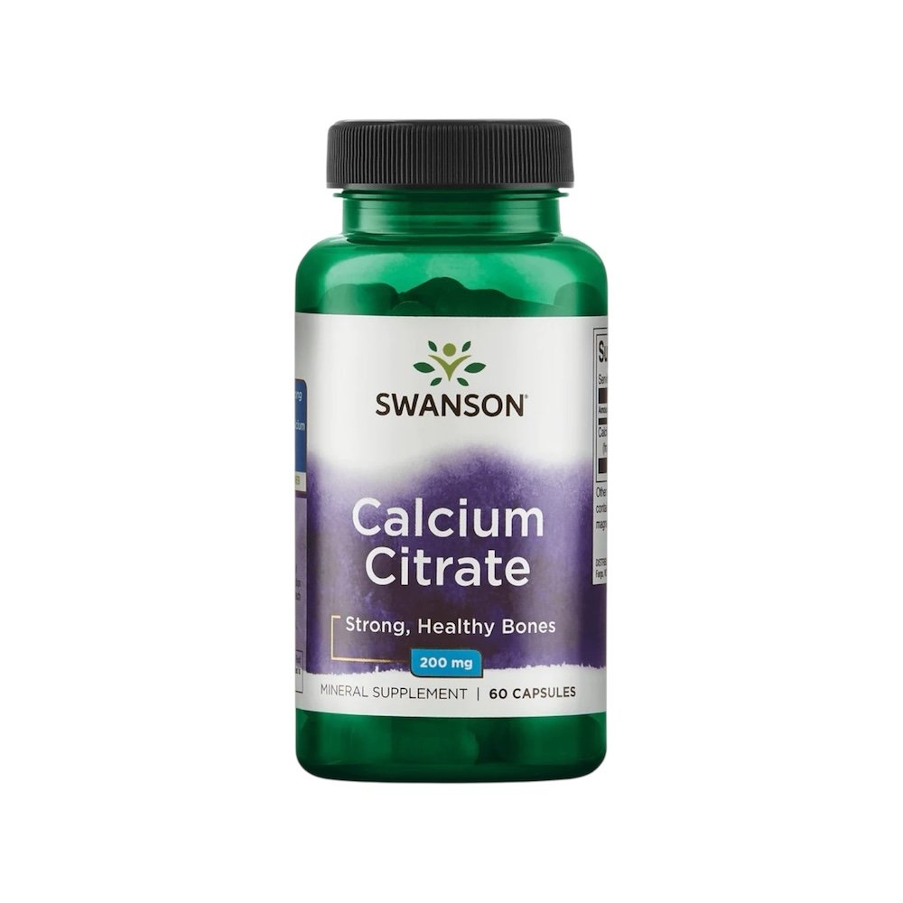 Calcium Citrate 200mg 60 Caps - Swanson