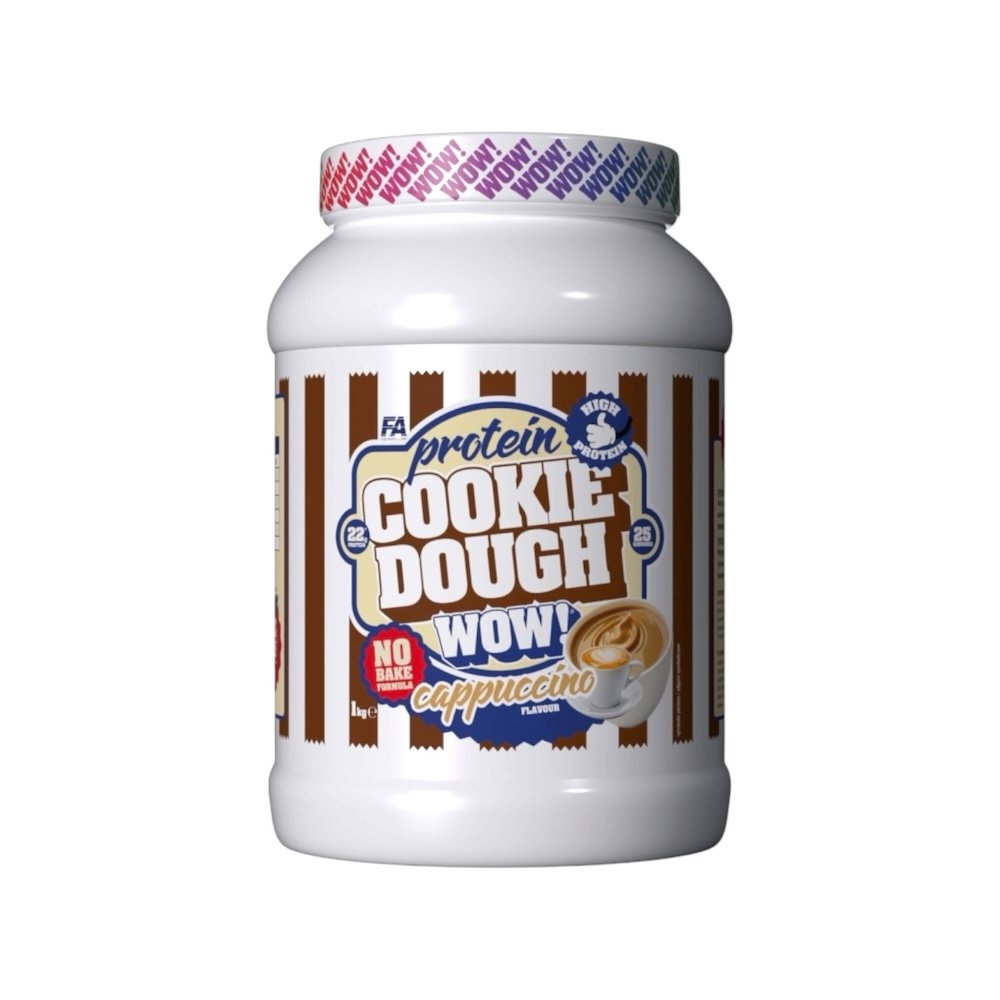 Wow Cookie Dough Protein 1kg - Cappuccino