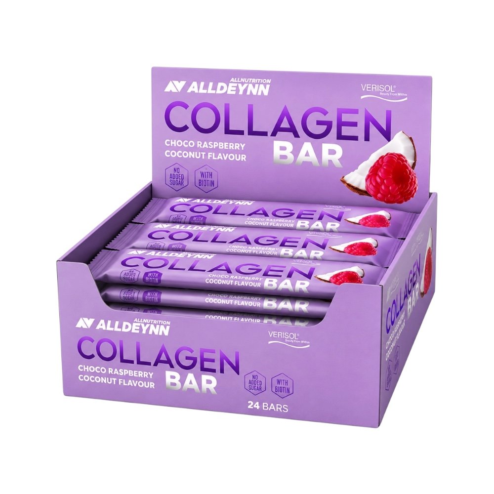Collagen Bar ALLDeynn 24x 40g - Choco Raspberry Coconut