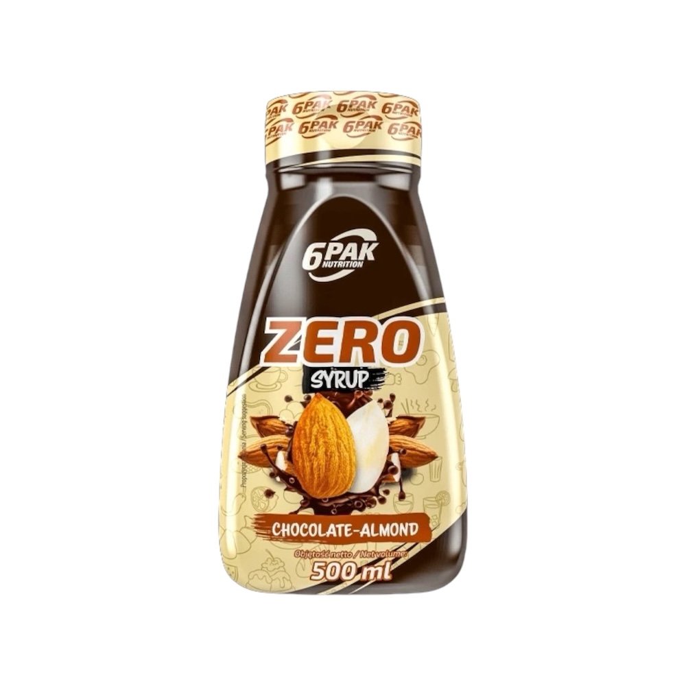 6PAK Zero Syrup 500ml - Chocolate Almond