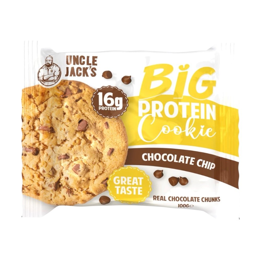 Uncle Jack's Big Protein Cookie 100g - Chocolate Chip