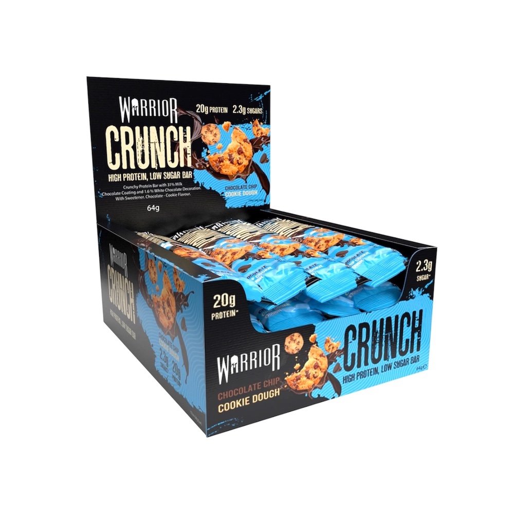 Warrior Crunch Protein Bar Box 12x 64g