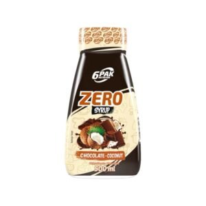 6PAK Zero Syrup 500ml - Chocolate Coconut
