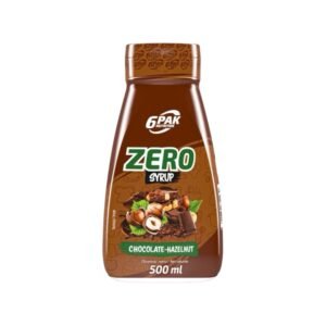 6PAK Zero Syrup 500ml - Chocolate Hazelnut