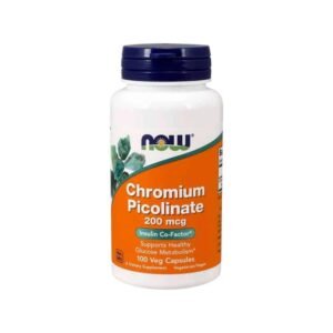 Chromium Picolinate 200mcg 100 Veg Capsules - Now Foods