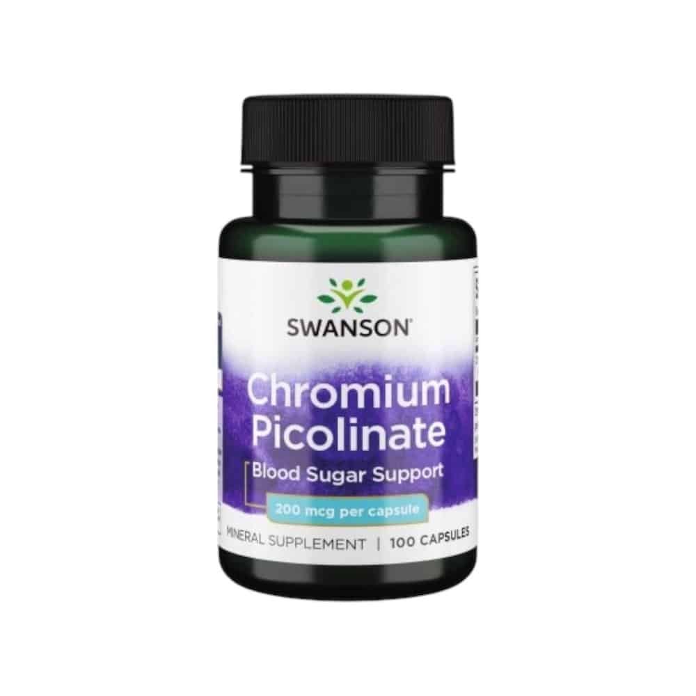 Chromium Picolinate 200mcg 100 Caps - Swanson