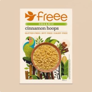 Organic Cinnamon Hoops 300g - Freee Foods Doves Farm