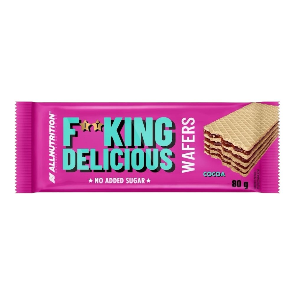 FitKing Delicious Wafers 80g - Cocoa