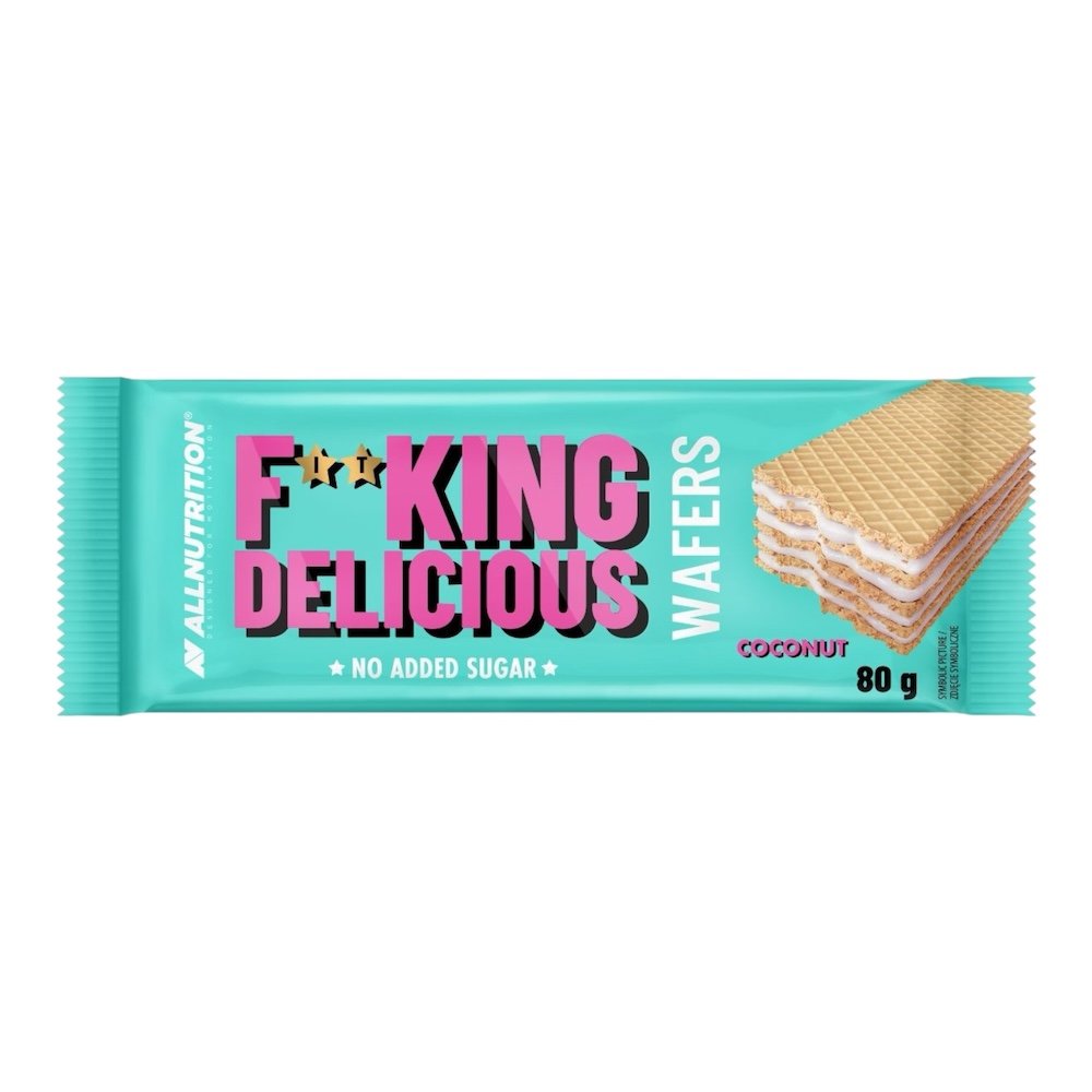 FitKing Delicious Wafers 80g - Coconut