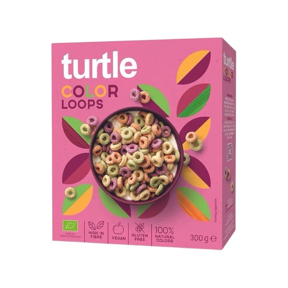 Color Loops Cereals 300g - Turtle Eat Organic
