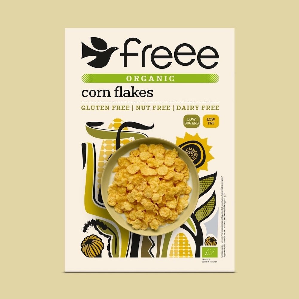 Organic Corn Flakes 325g - Freee Foods Doves Farm