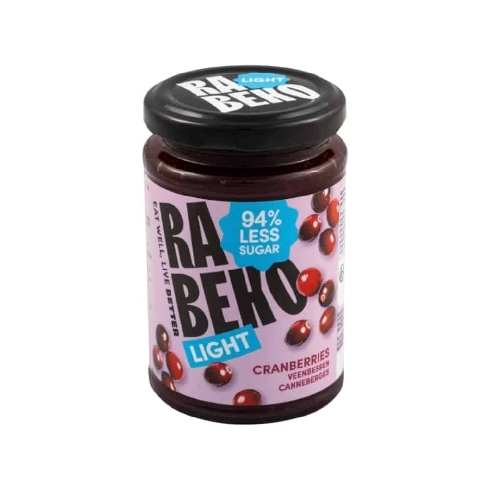Rabeko Light Jam 230g - Cranberries