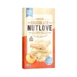 NutLove Protein Chocolate 100g - Crispy Peach