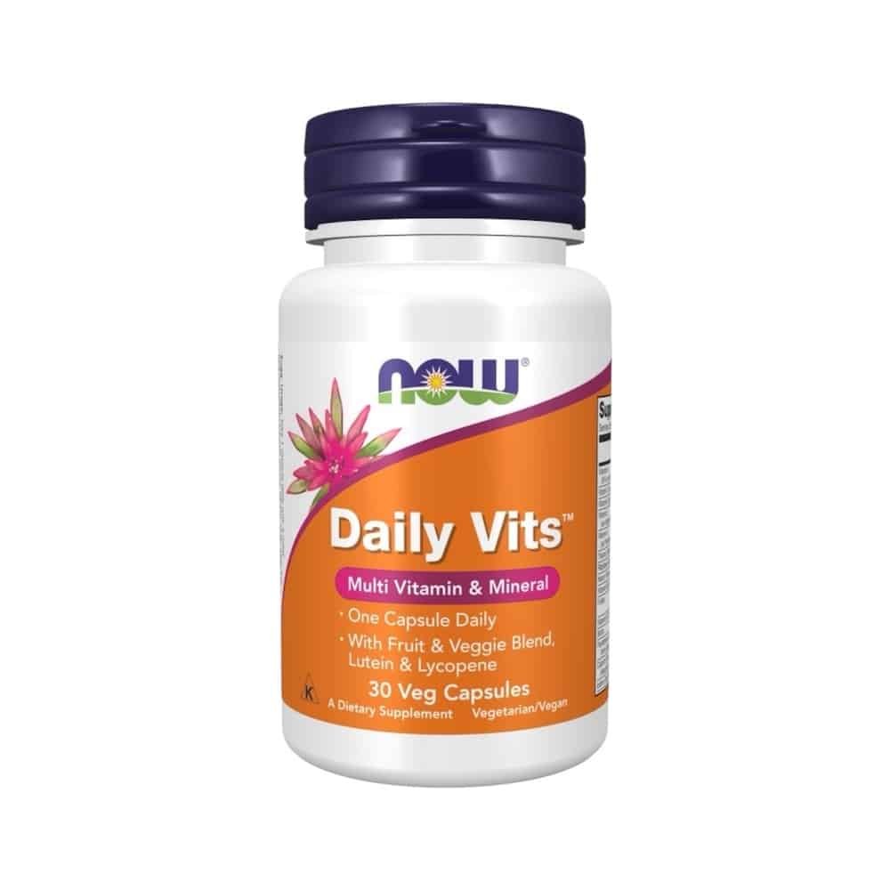 Daily Vits 30 Veg Caps – Now Foods