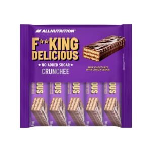 FitKing Delicious Crunchee 5x 18g - Milk Chocolate With Cocoa Cream
