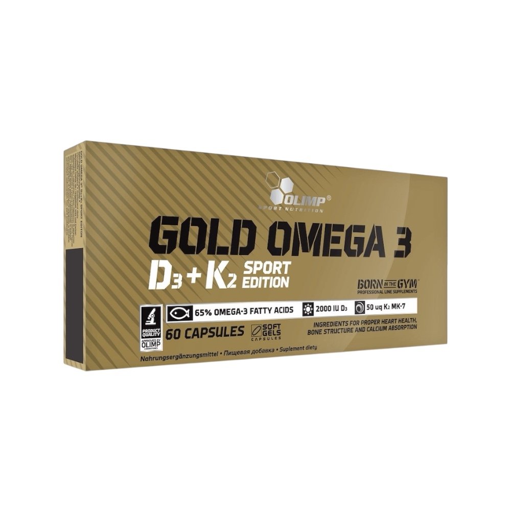 Gold Omega 3 D3+K2 60 Caps - Olimp Nutrition