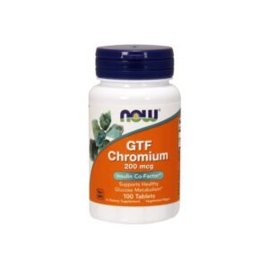 GTF Chromium 200mcg 100 Tabs - Now Foods