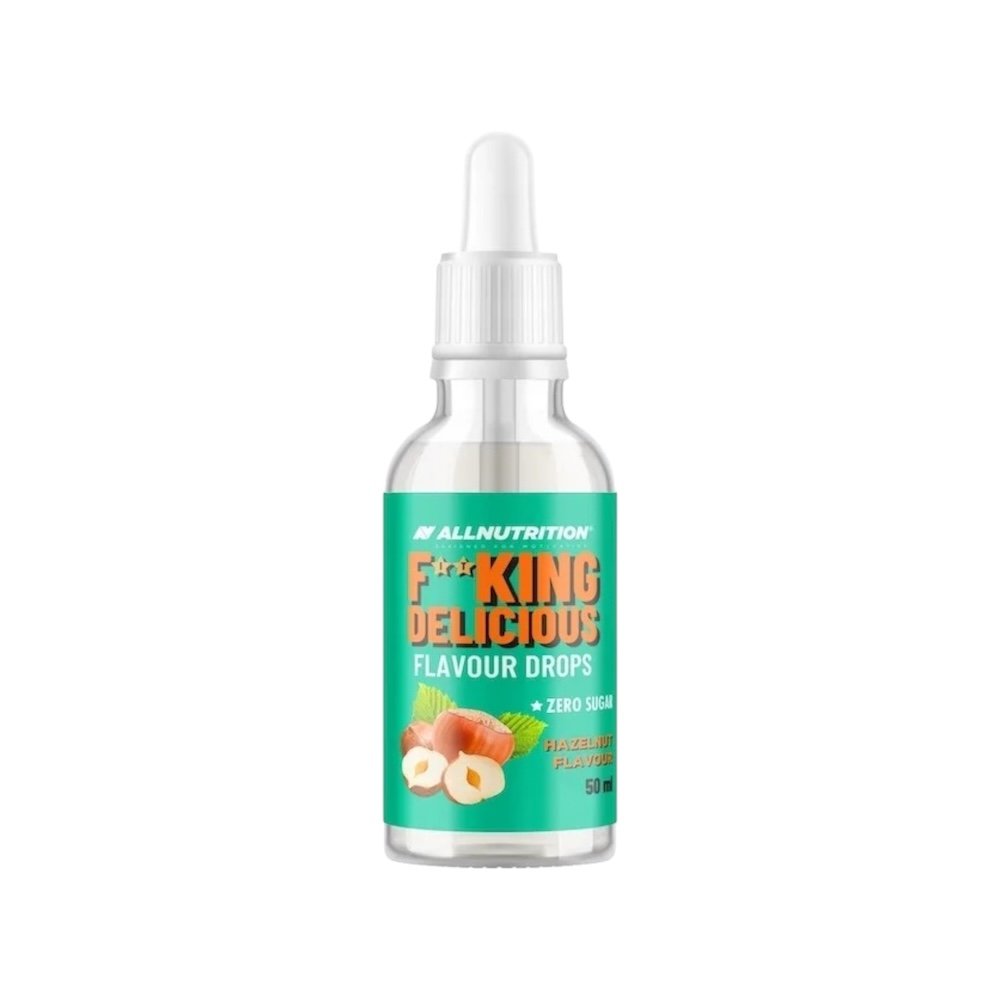 FitKing Delicious Flavour Drops 50ml - Hazelnut