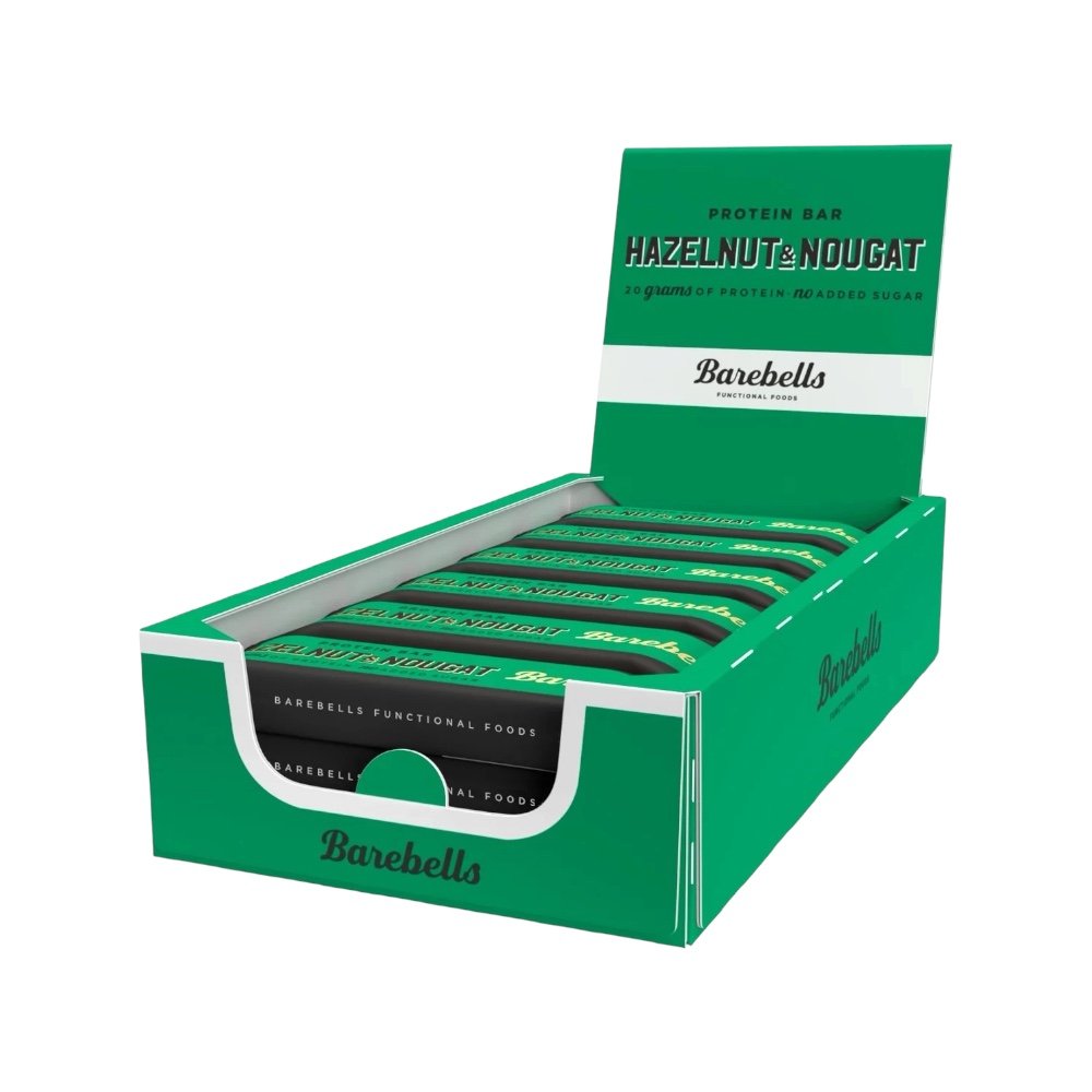 Barebells Protein Bar 12x 55g - Hazelnut & Nougat