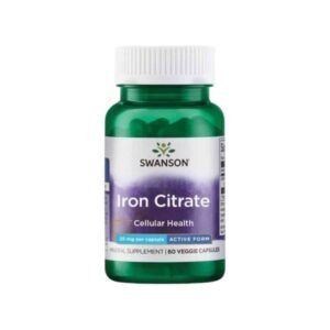 Iron Citrate 25mg 60 Veg Caps - Swanson