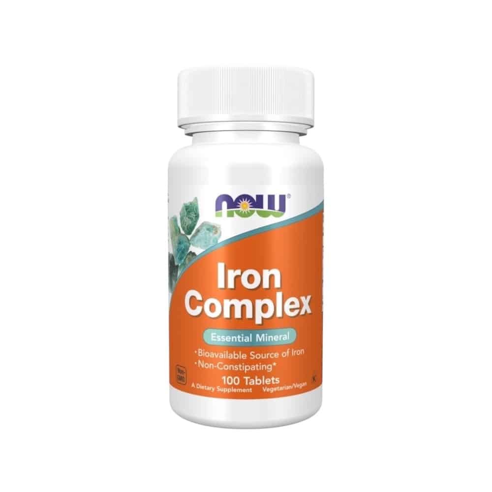 Iron Complex 100 Tabs - Now Foods