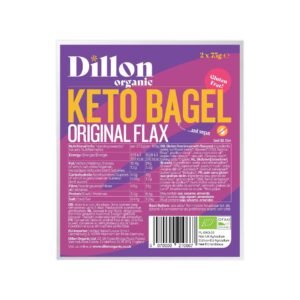 Organic Keto Bagel Original Flax 2x 75g - Dillon Organic
