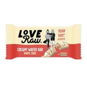 Love Raw Vegan Cream Wafer Bar 45g - White Choc