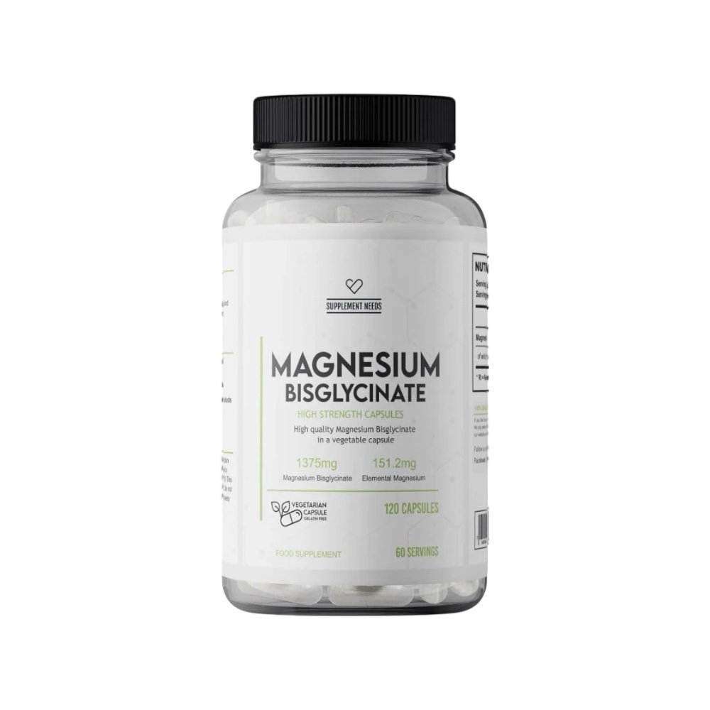 Magnesium Bisglycinate 120 Veg Caps - Supplements Needs