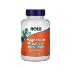 Magnesium Glycinate 180 Tabs - Now Foods