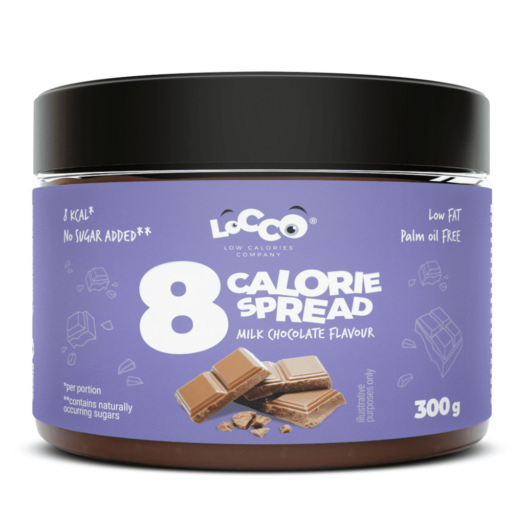 Locco 8 Calorie Chocolate Spread 300g - Milk Chocolate