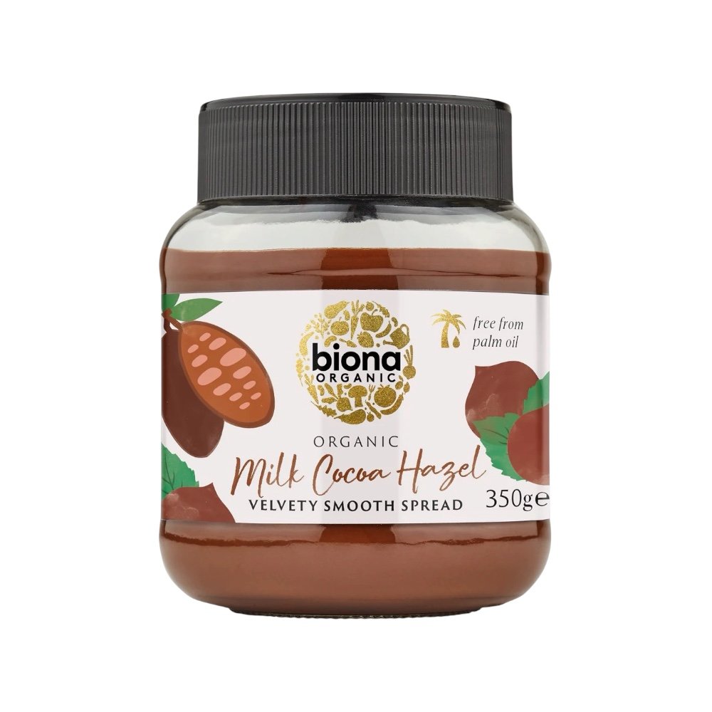 Biona Organic Chocolate Spread 350g - Milk Cocoa Hazel