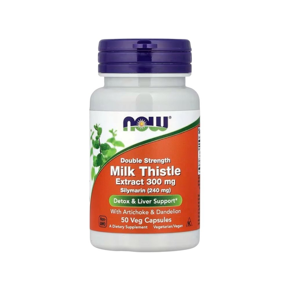 Milk Thistle Extract 300mg 50 Veg Caps - Now Foods