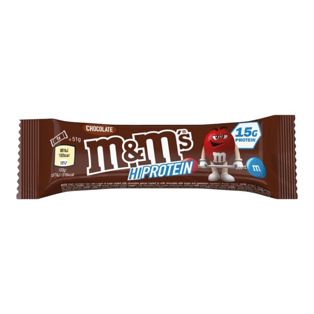 M&M's Hi Protein Bar 51g - Chocolate