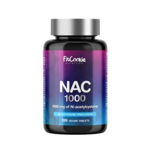 NAC 1000mg 120 Veg Tabs - FitCookie