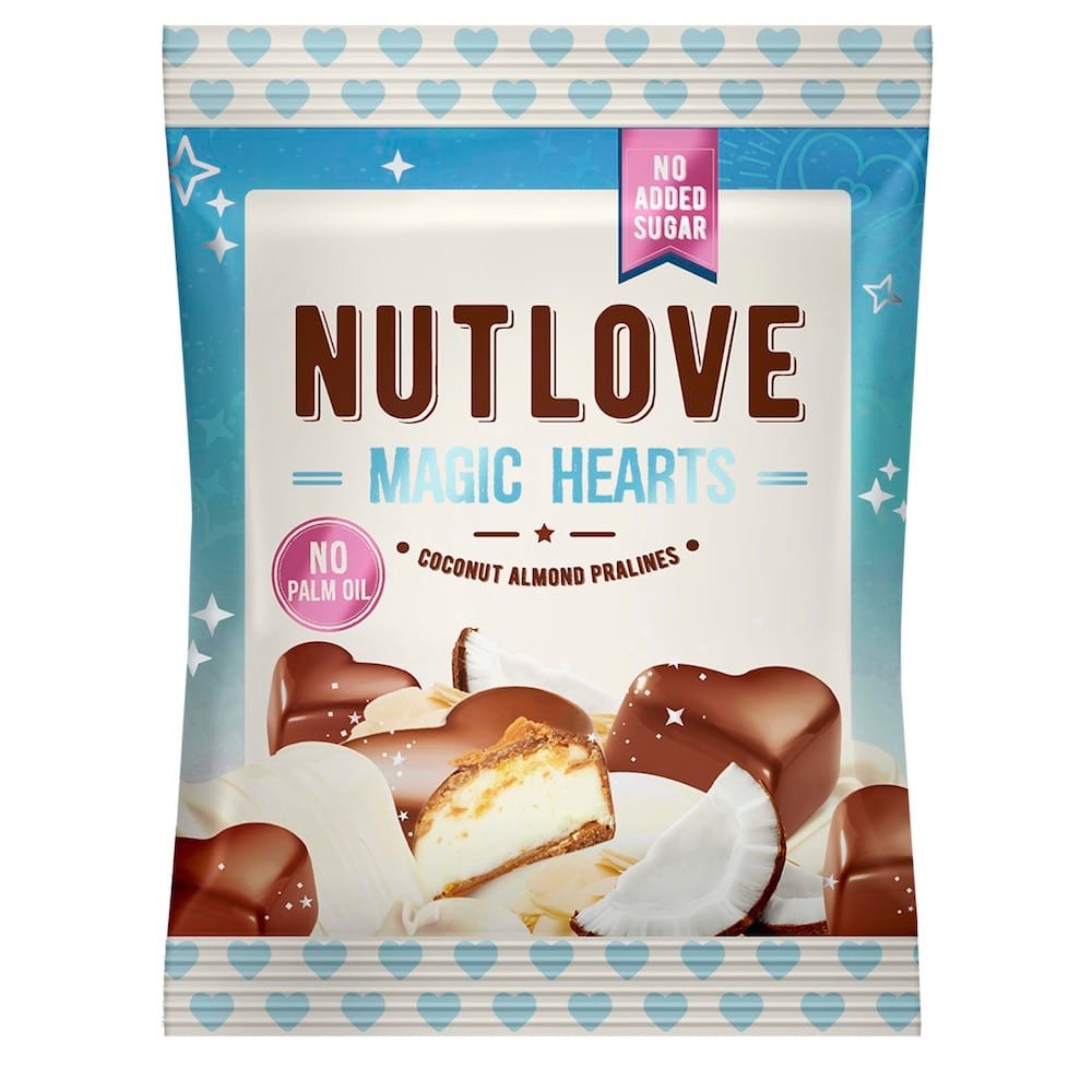 NutLove Magic Hearts Pralines - Coconut Almond