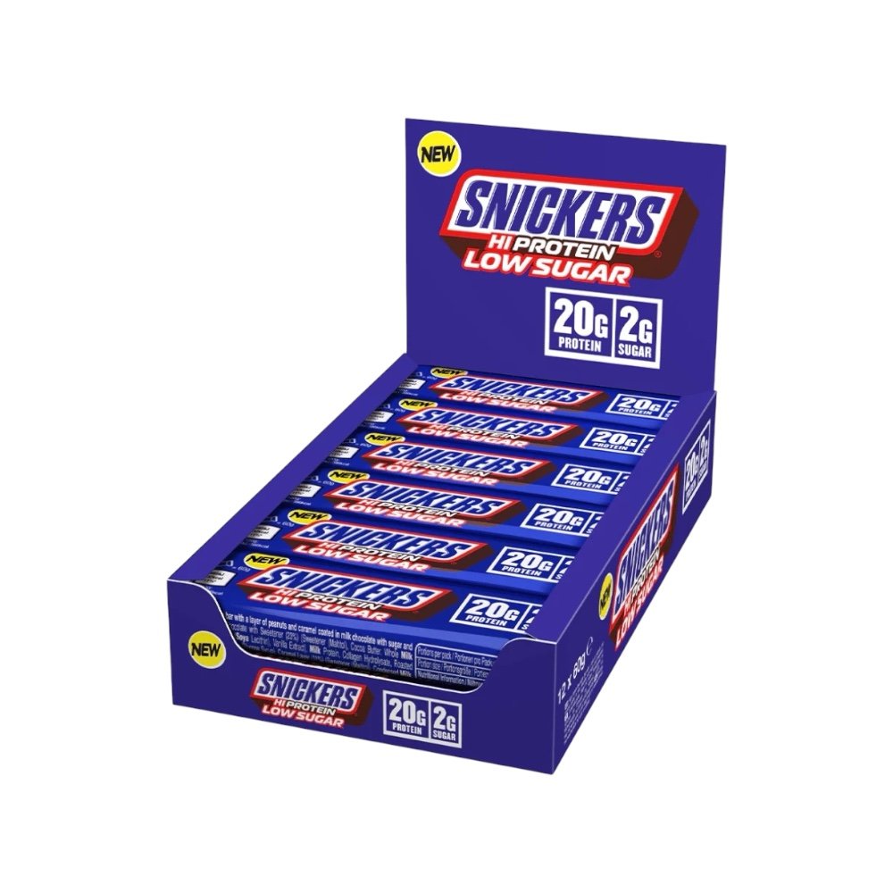 Snickers Hi Protein Low Sugar Bar 12x 57g - Original