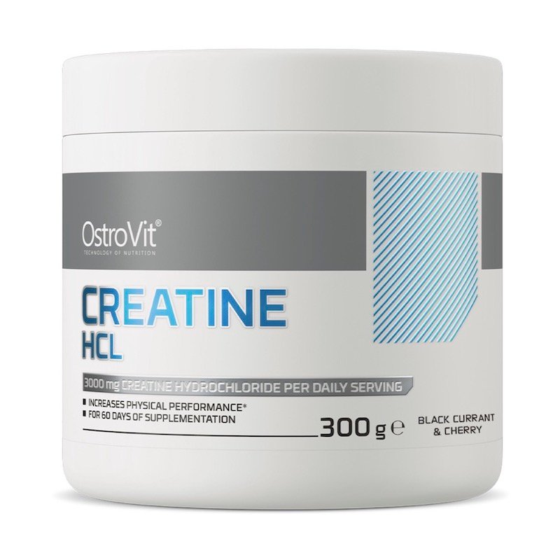Creatine HCL 300g Black Currant Cherry - OstroVit