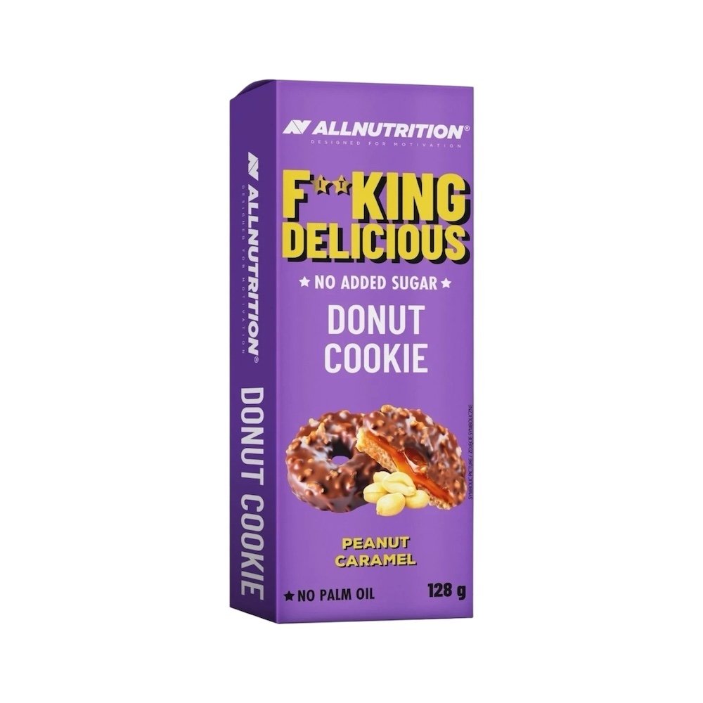 FitKing Delicious Donut Cookie 128g - Peanut Caramel